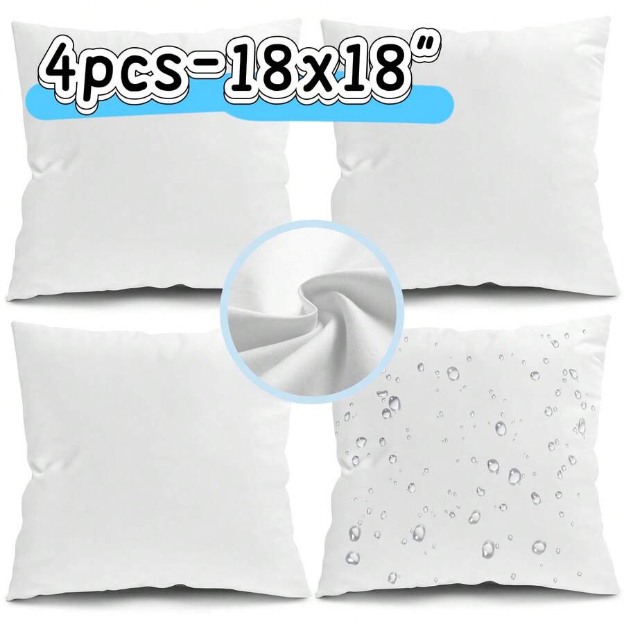4er-Pack wetterfeste Kissenfül – Pillow Insert 18X18 Bewertung und Preis