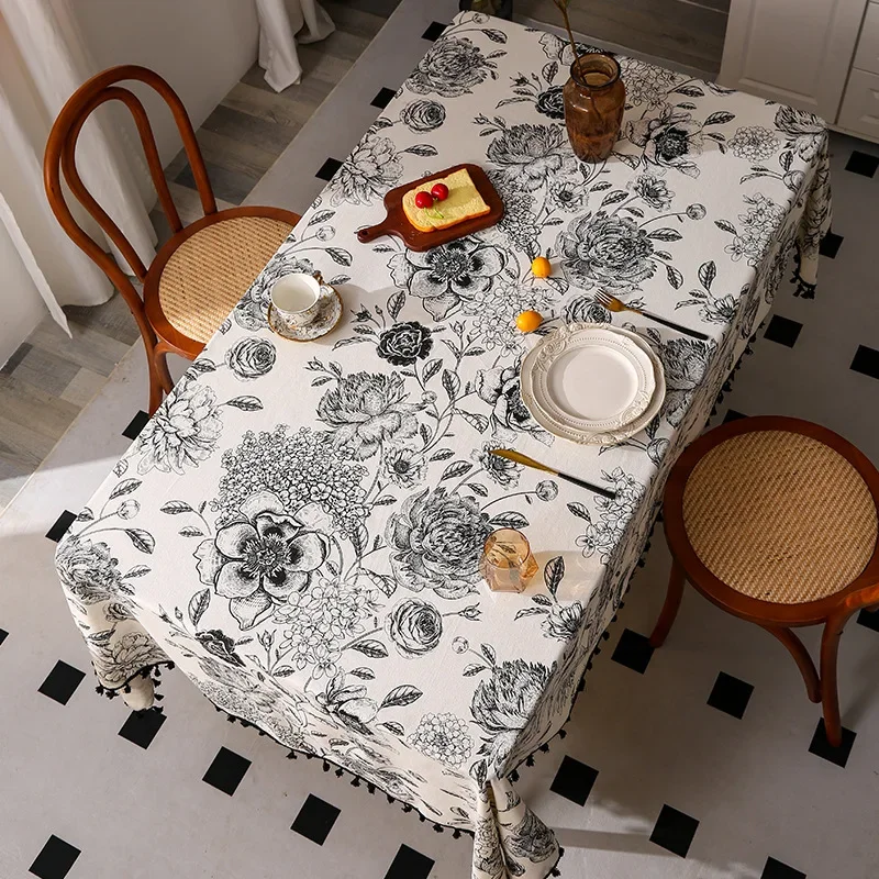 Tischdecke mit Blumenmuster, h – Home Textiles Sale Bewertung und Preis