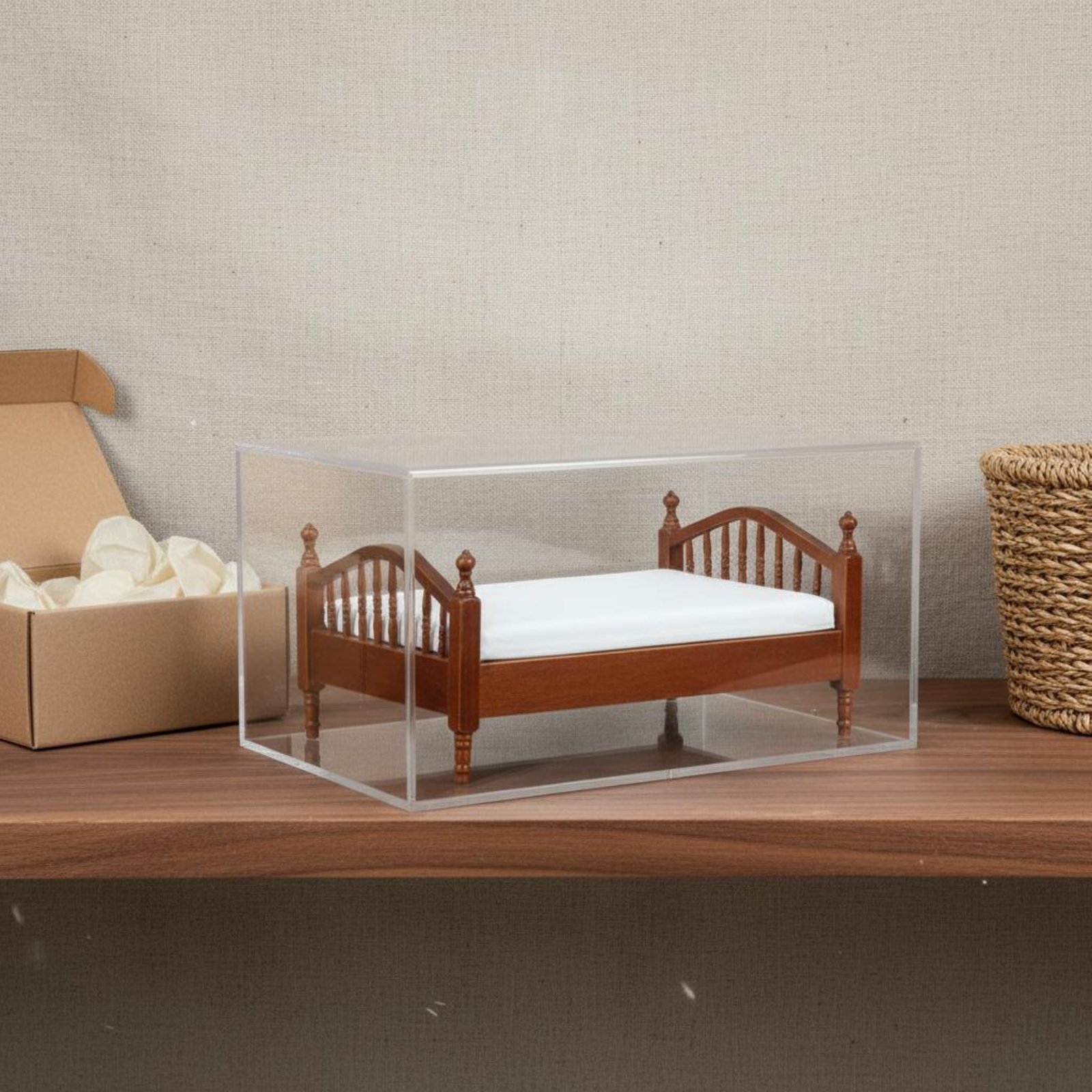 Bett im Maßstab 1:12, Textilbe – Home Textiles Usa Bewertung und Preis